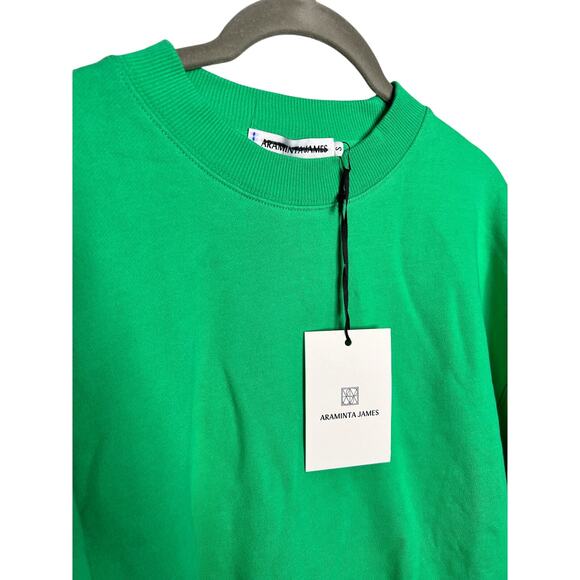 Anthropologie Teal and White Ciao Sweatshirt - Picture 4 of 7